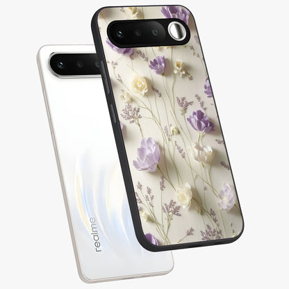 Lilac Breeze Harmony Glass Case displayed in angled mockup highlighting calm lilac breeze design with soothing aesthetic style.
