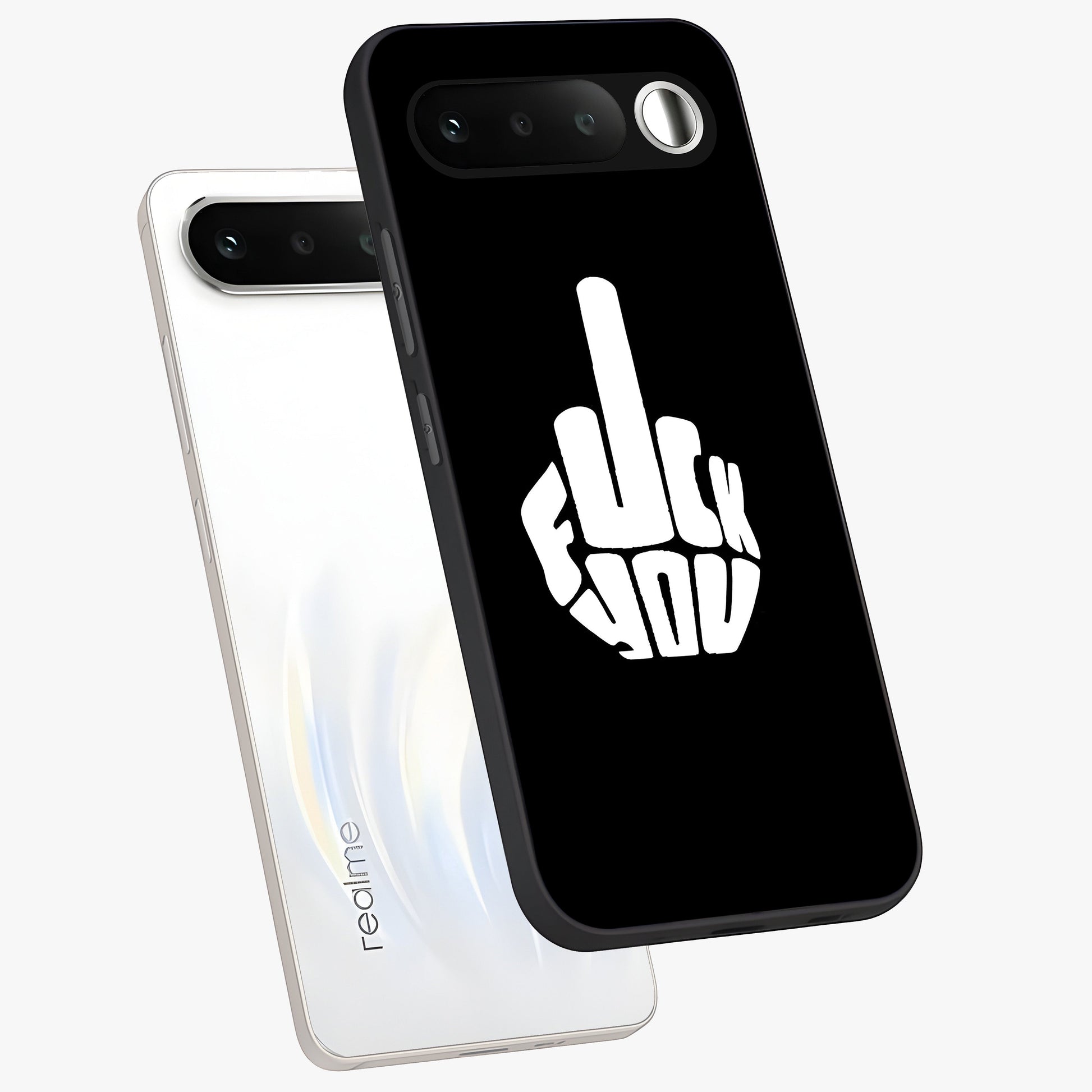 Rebel Mode On Glass Case displayed in angled mockup highlighting edgy text design with modern street aesthetic.