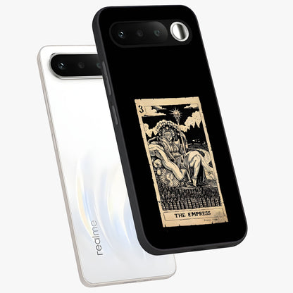 The Empress Glass Case displayed in angled mockup highlighting elegant royal design with majestic aesthetic style.
