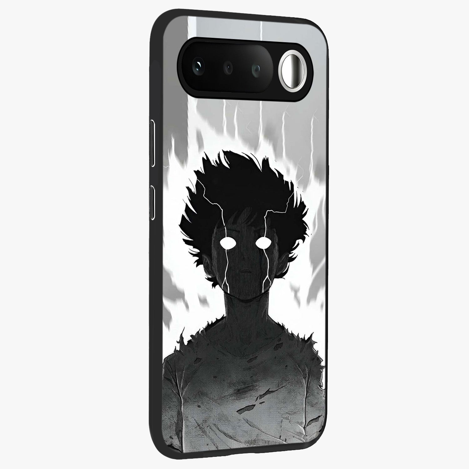 Awakened Inner Rage Glass Case upright view showcasing dramatic artwork with strong expressive aesthetic.