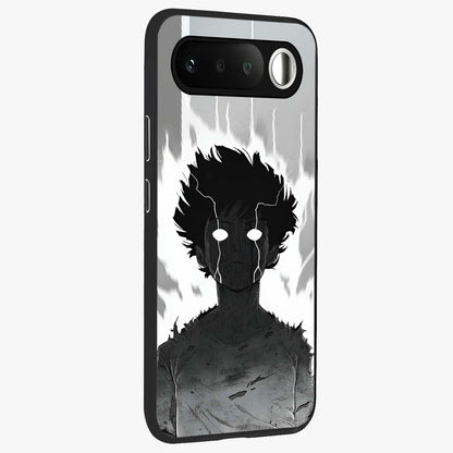 Awakened Inner Rage Glass Case upright view showcasing dramatic artwork with strong expressive aesthetic.