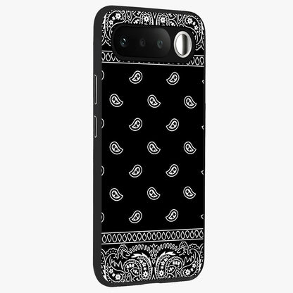 Retro Rebel Threads Glass Case upright view showcasing stylish vintage artwork with bold retro theme.