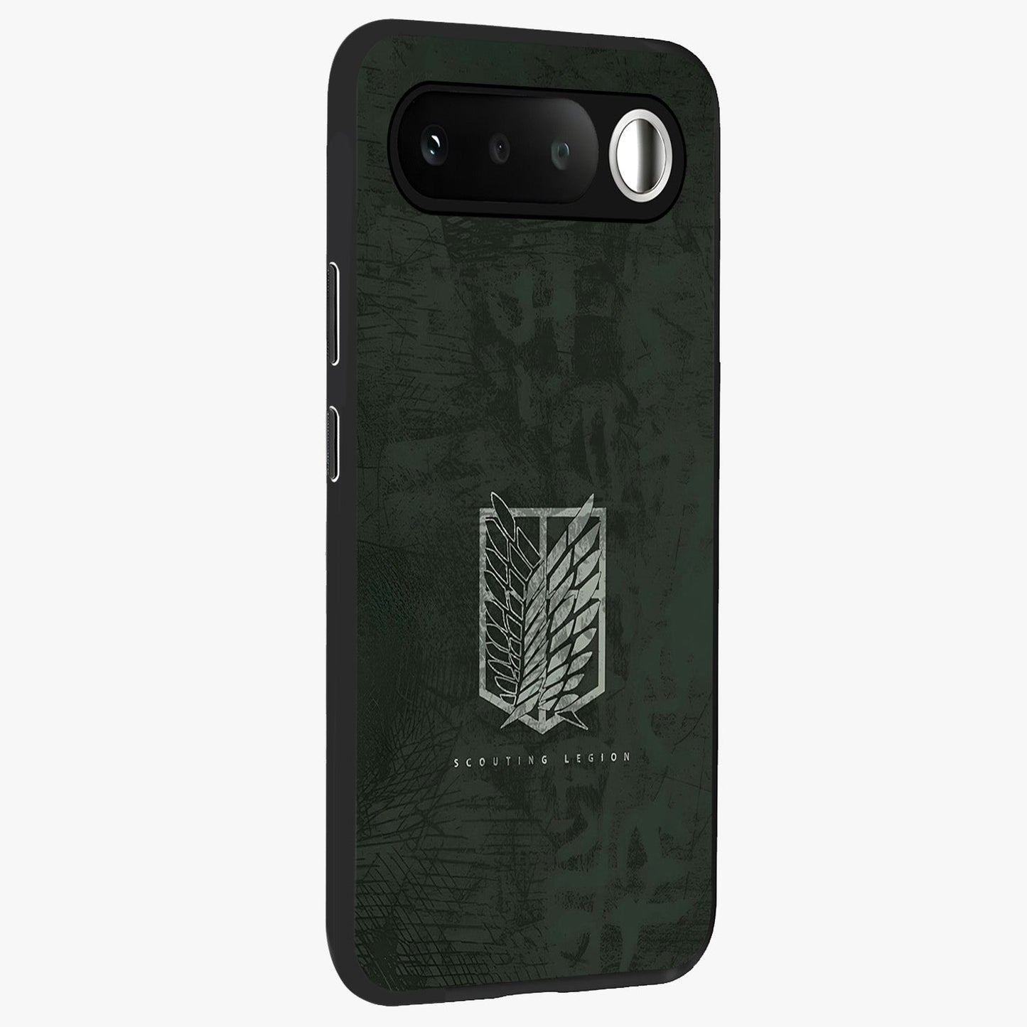 Wings Of Freedom Glass Case upright view showcasing powerful wings artwork with freedom themed design.