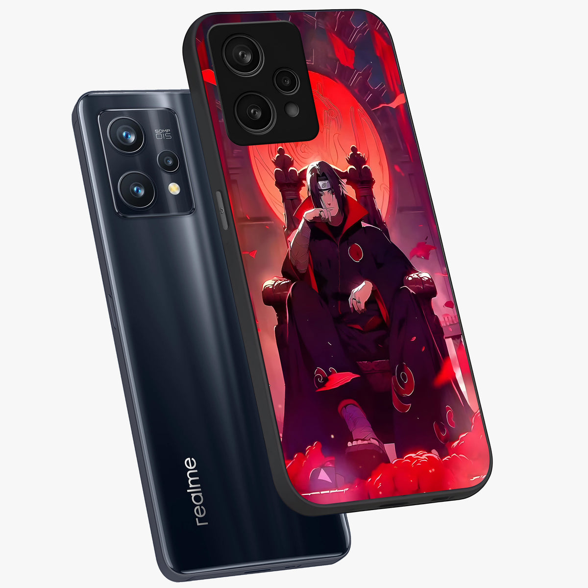 Blood Moon Sovereign Glass Case displayed in angled mockup highlighting dark celestial moon design and dramatic theme.