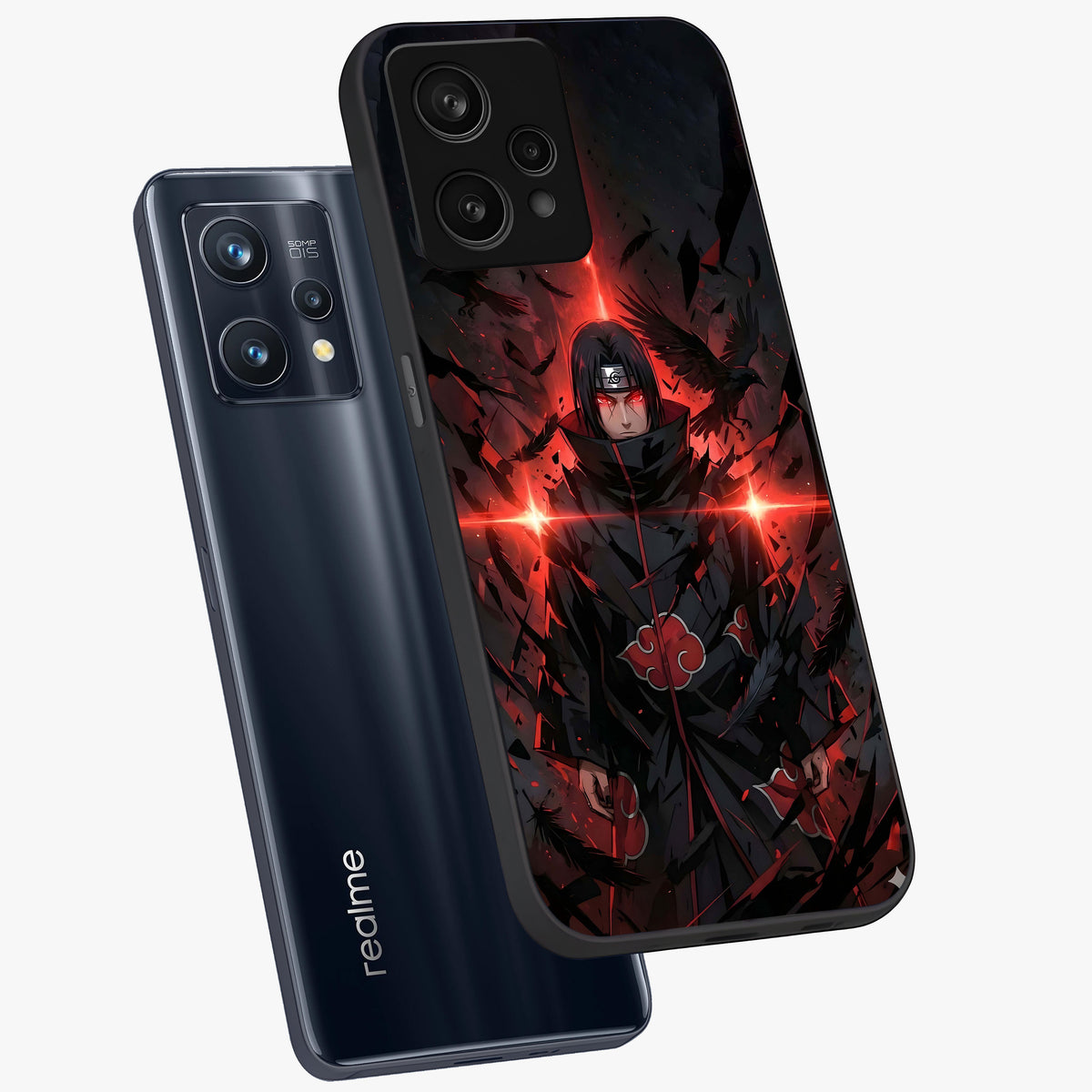 Focused Blade Discipline Glass Case displayed in angled mockup highlighting clean minimal text artwork with modern aesthetic style.