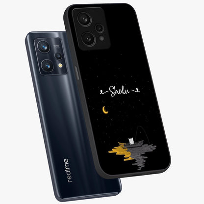 Silent Night Row Glass Case displayed in angled mockup highlighting peaceful evening design with dreamy night aesthetic.