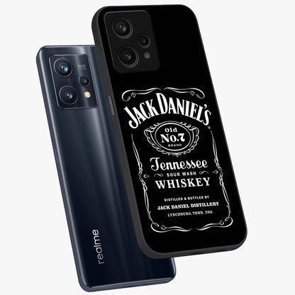 Vintage Whiskey Heritage Glass Case displayed in angled mockup highlighting retro beverage themed design with heritage aesthetic.