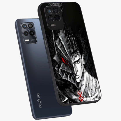 Berserker Blood Oath Glass Case displayed in angled mockup highlighting dark fantasy graphic design and powerful theme.
