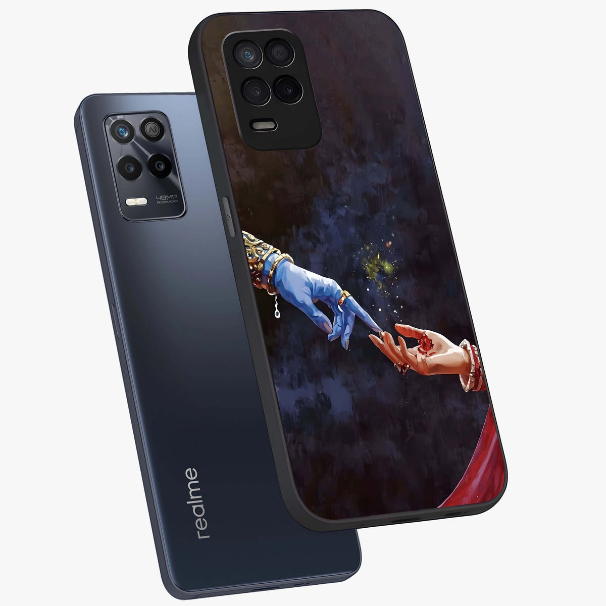 Divine Touch Eternal Glass Case displayed in angled mockup highlighting elegant divine inspired design with calm aesthetic style.