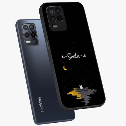Silent Night Row Glass Case displayed in angled mockup highlighting peaceful evening design with dreamy night aesthetic.