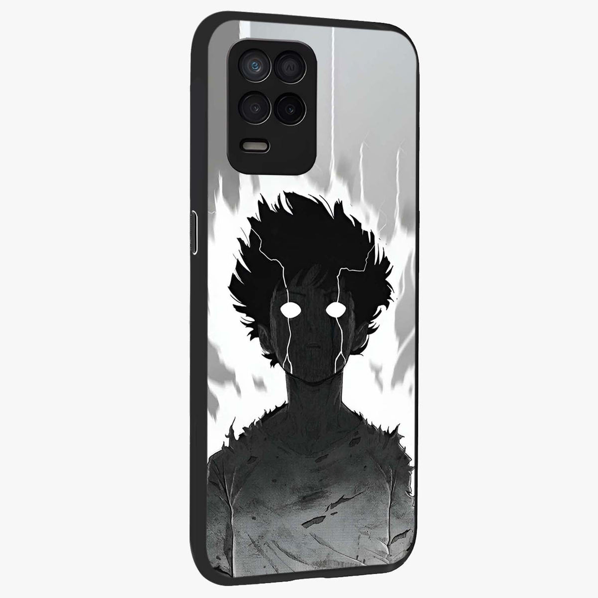 Awakened Inner Rage Glass Case upright view showcasing dramatic artwork with strong expressive aesthetic.