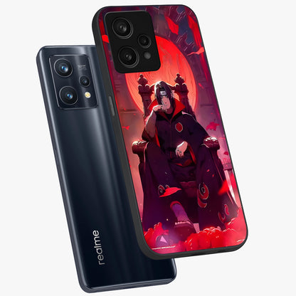 Blood Moon Sovereign Glass Case displayed in angled mockup highlighting dark celestial moon design and dramatic theme.