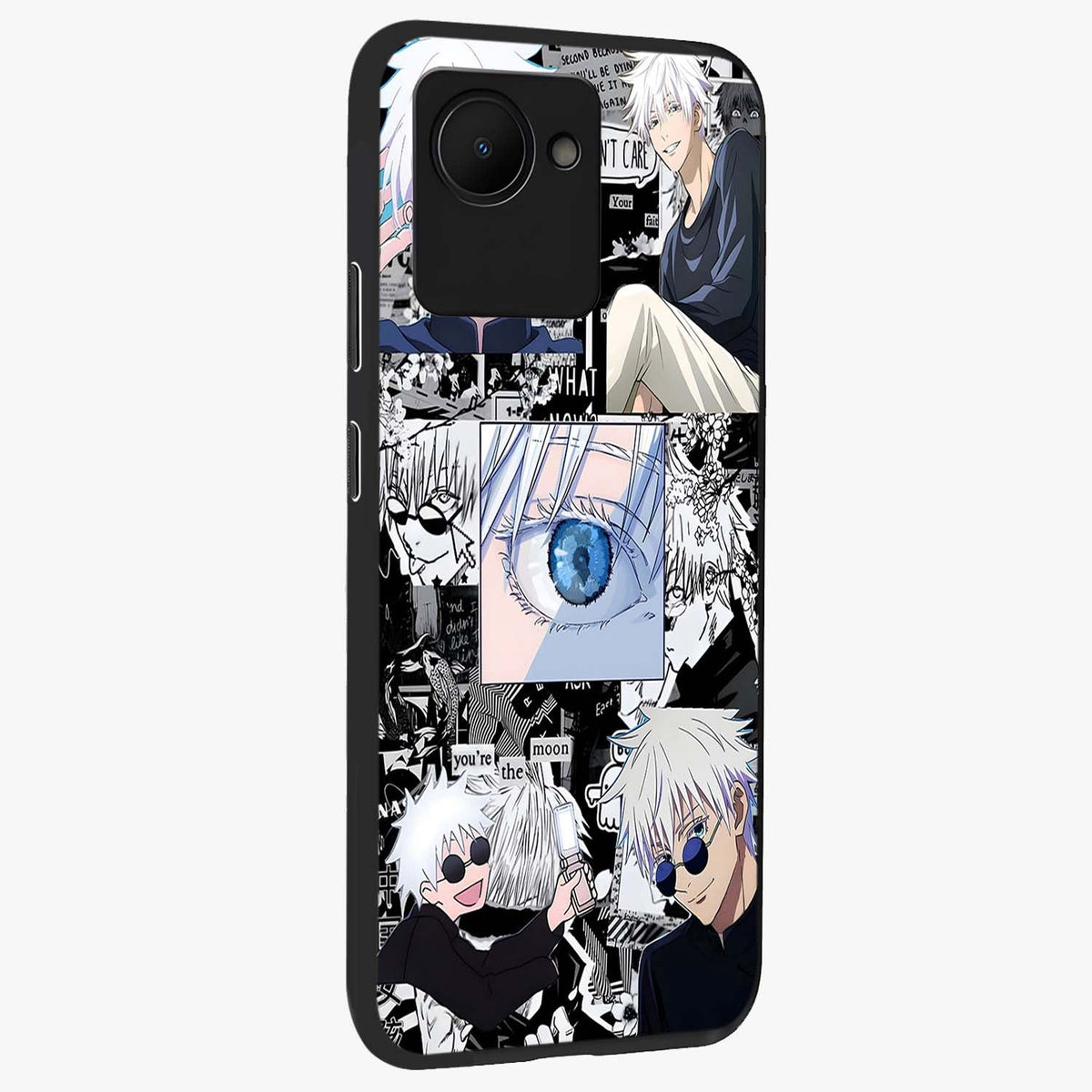 Infinity Sorcerer Chaos Glass Case upright view showcasing dramatic sorcerer artwork with chaotic mystical theme.