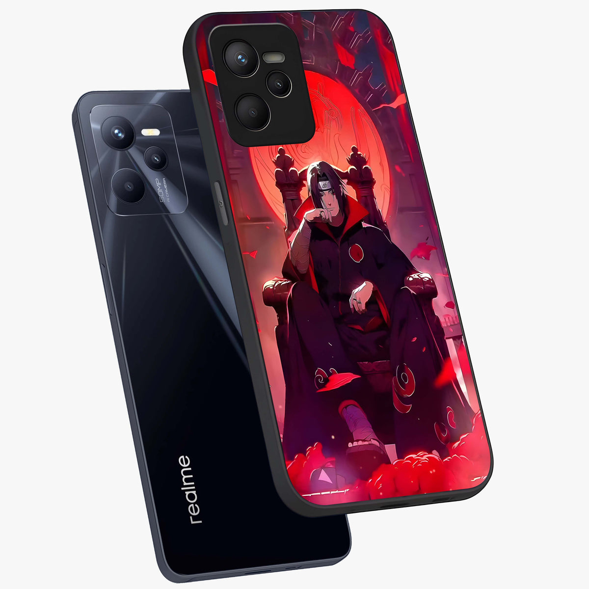 Blood Moon Sovereign Glass Case displayed in angled mockup highlighting dark celestial moon design and dramatic theme.