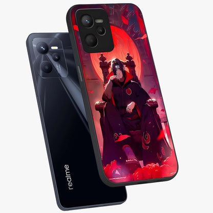 Blood Moon Sovereign Glass Case displayed in angled mockup highlighting dark celestial moon design and dramatic theme.