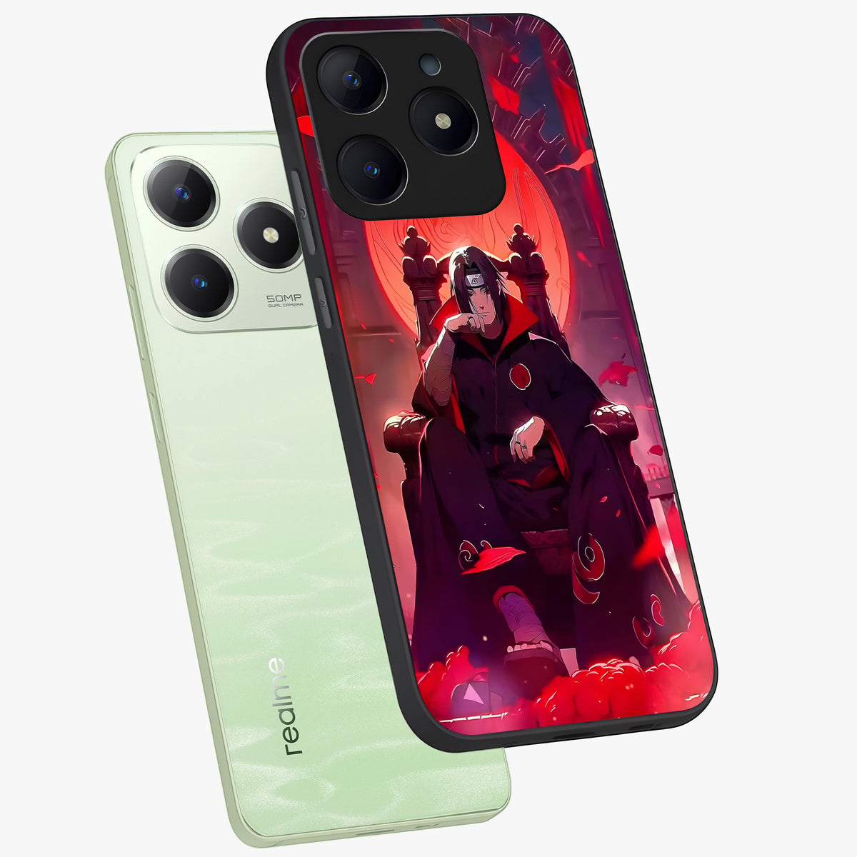 Blood Moon Sovereign Glass Case displayed in angled mockup highlighting dark celestial moon design and dramatic theme.