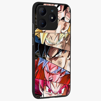 Anime Character Glass Case upright view showcasing expressive anime artwork with bold graphic style.