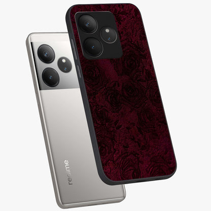 Crimson Fade Flow Glass Case displayed in angled mockup highlighting smooth gradient design with modern aesthetic style.
