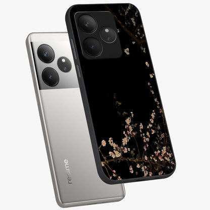 Petal Moon Light With Custom Name Glass Case displayed in angled mockup highlighting delicate petal design with custom name feature.