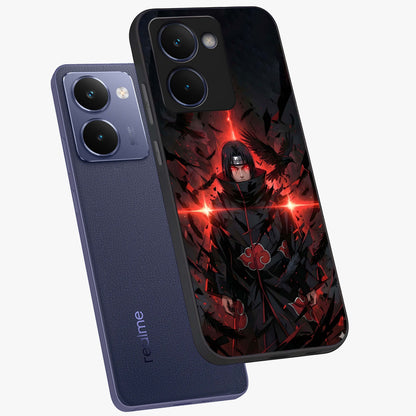 Focused Blade Discipline Glass Case displayed in angled mockup highlighting clean minimal text artwork with modern aesthetic style.