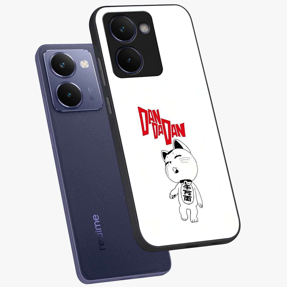 Playful Spirit Charm Glass Case displayed in angled mockup highlighting lively decorative design with playful aesthetic style.