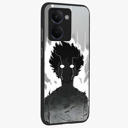 Awakened Inner Rage Glass Case upright view showcasing dramatic artwork with strong expressive aesthetic.
