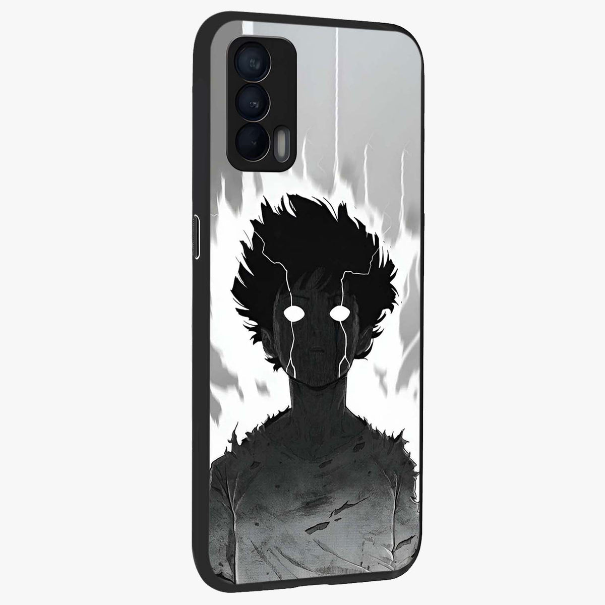 Awakened Inner Rage Glass Case upright view showcasing dramatic artwork with strong expressive aesthetic.