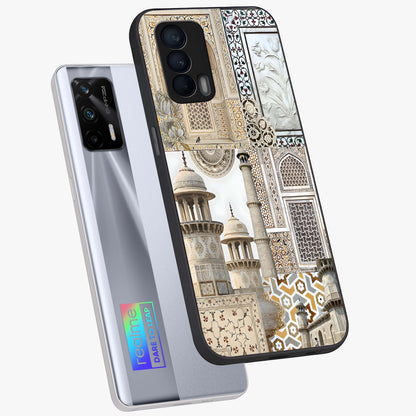 Mughal Marble Legacy Glass Case displayed in angled mockup highlighting elegant heritage marble artwork with royal aesthetic.