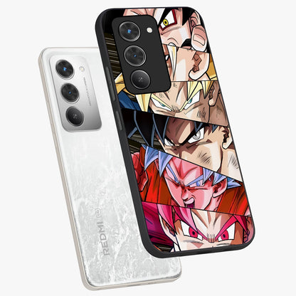 Anime Character Glass Case displayed in angled mockup highlighting colorful anime character illustration.