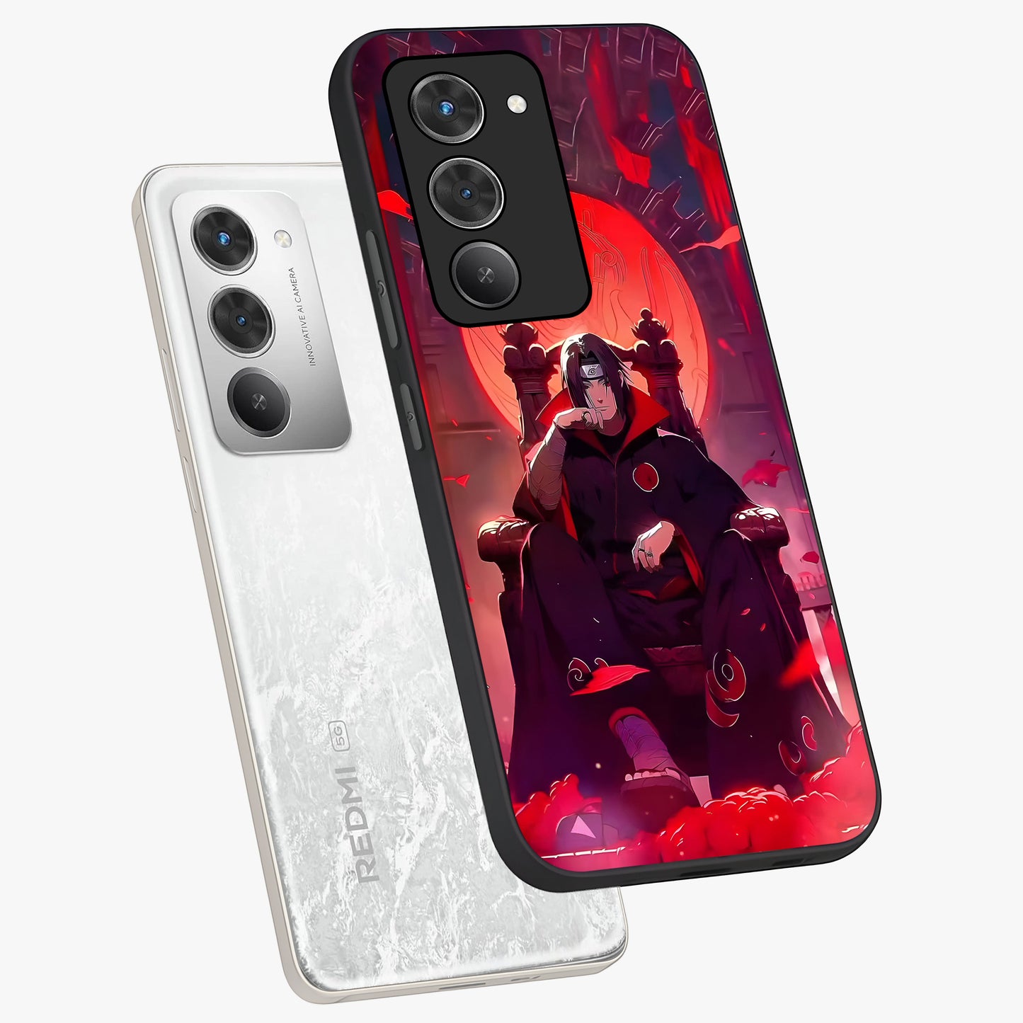 Blood Moon Sovereign Glass Case displayed in angled mockup highlighting dark celestial moon design and dramatic theme.