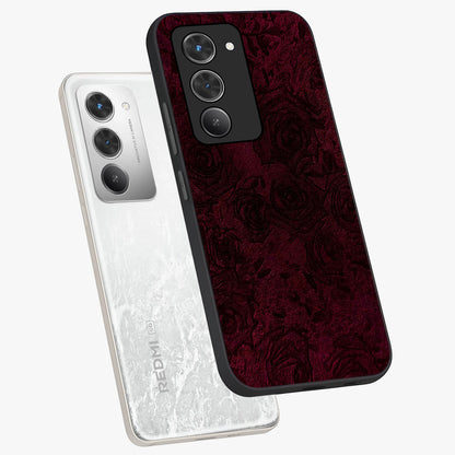 Crimson Fade Flow Glass Case displayed in angled mockup highlighting smooth gradient design with modern aesthetic style.