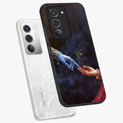 Divine Touch Eternal Glass Case displayed in angled mockup highlighting elegant divine inspired design with calm aesthetic style.