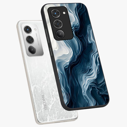 Ethereal Paper Marble Glass Case displayed in angled mockup highlighting elegant marble pattern with modern aesthetic style.