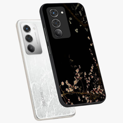 Petal Moon Light With Custom Name Glass Case displayed in angled mockup highlighting delicate petal design with custom name feature.