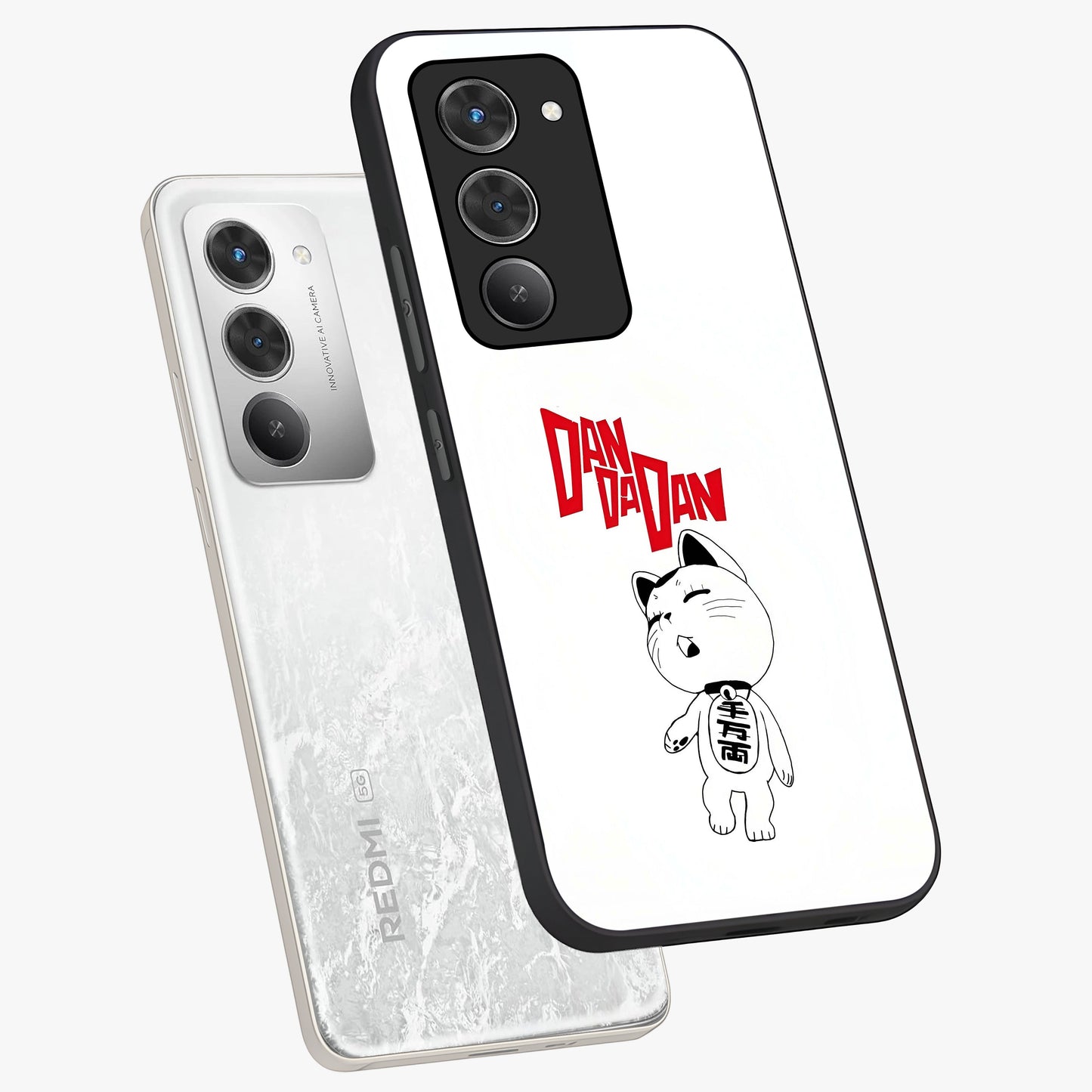 Playful Spirit Charm Glass Case displayed in angled mockup highlighting lively decorative design with playful aesthetic style.