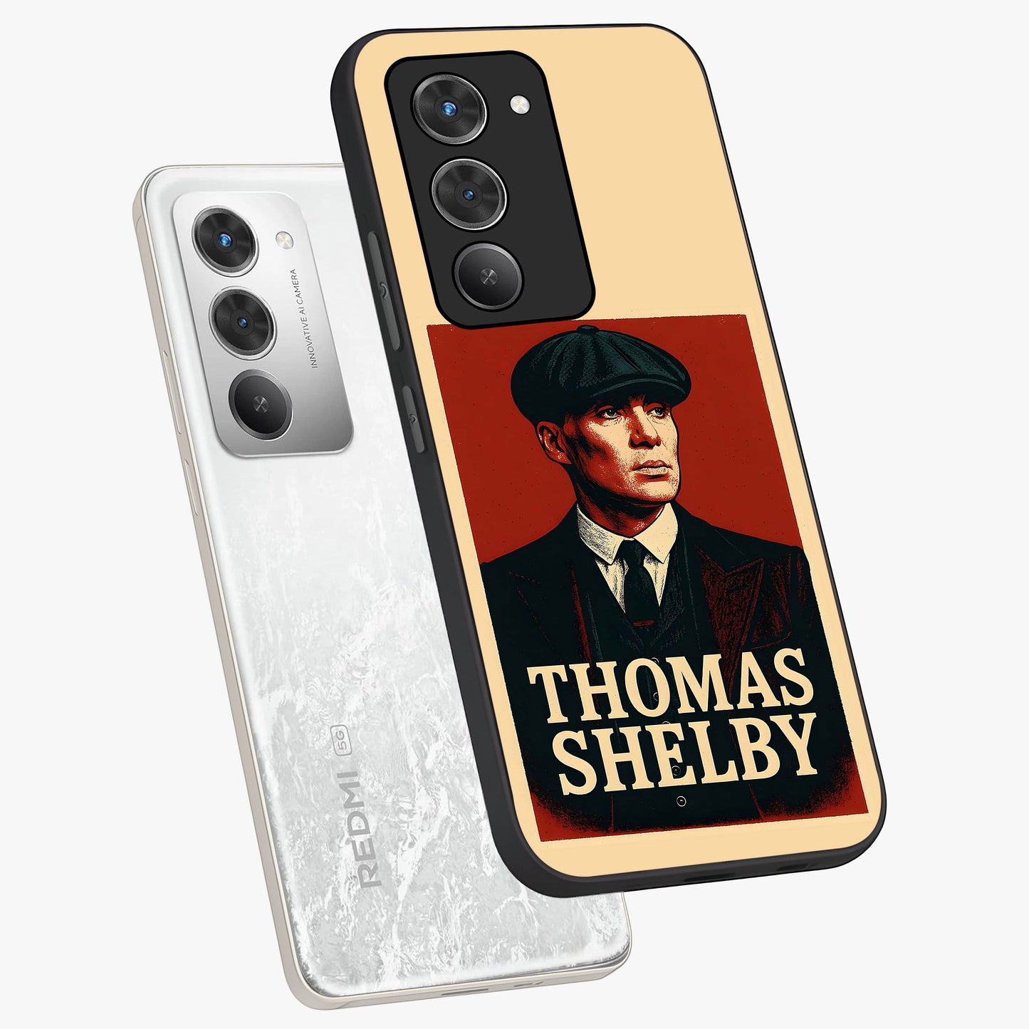 Vintage Mafia Authority Glass Case displayed in angled mockup highlighting powerful retro design with classic gangster aesthetic.