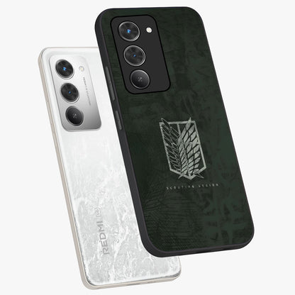 Wings Of Freedom Glass Case displayed in angled mockup highlighting graceful wing design with inspirational aesthetic.