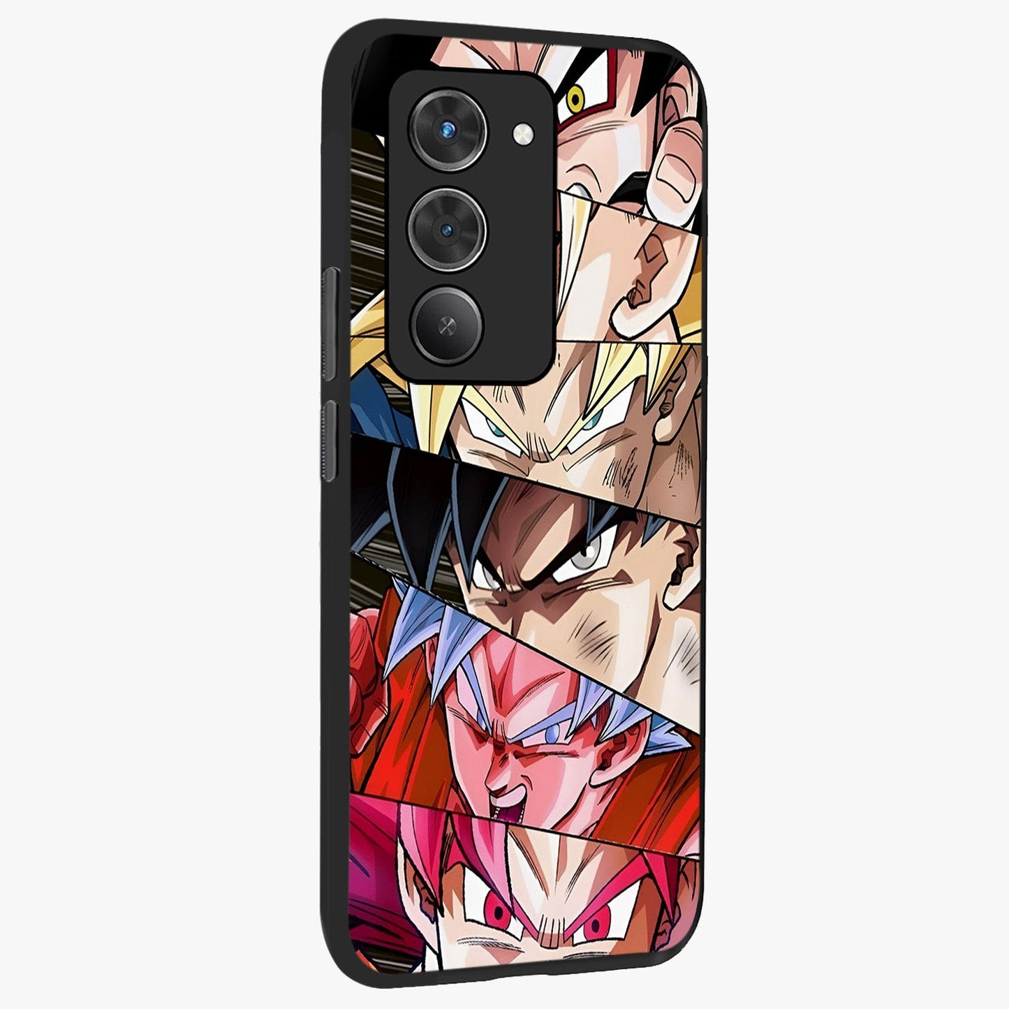 Anime Character Glass Case upright view showcasing expressive anime artwork with bold graphic style.