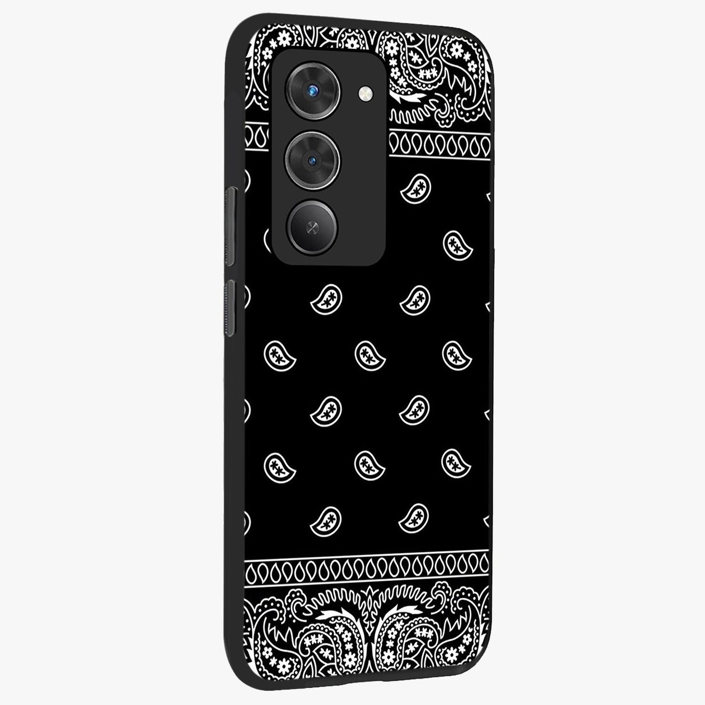 Retro Rebel Threads Glass Case upright view showcasing stylish vintage artwork with bold retro theme.