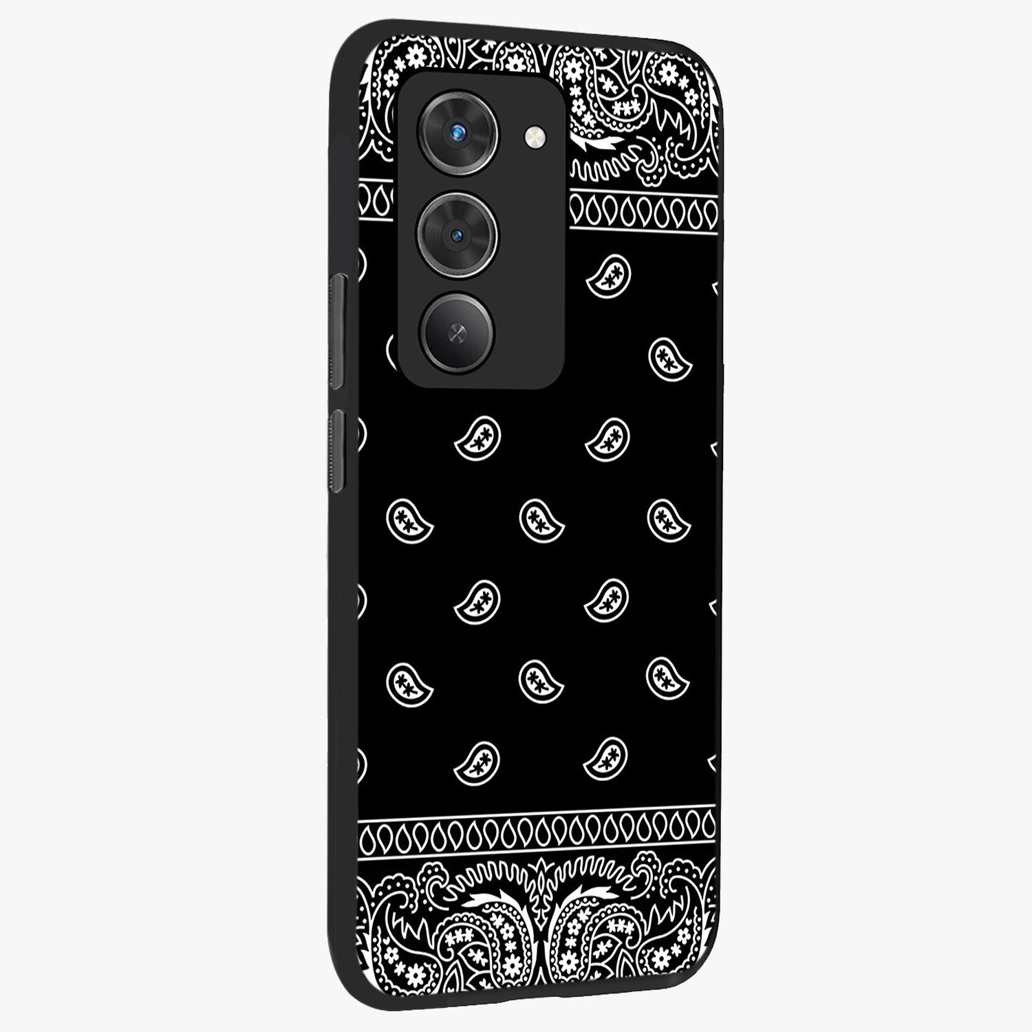 Retro Rebel Threads Glass Case upright view showcasing stylish vintage artwork with bold retro theme.