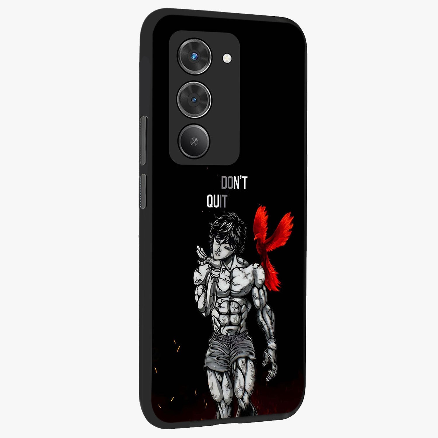 Rise Beyond Limits Glass Case upright view showcasing powerful inspirational artwork with uplifting theme.
