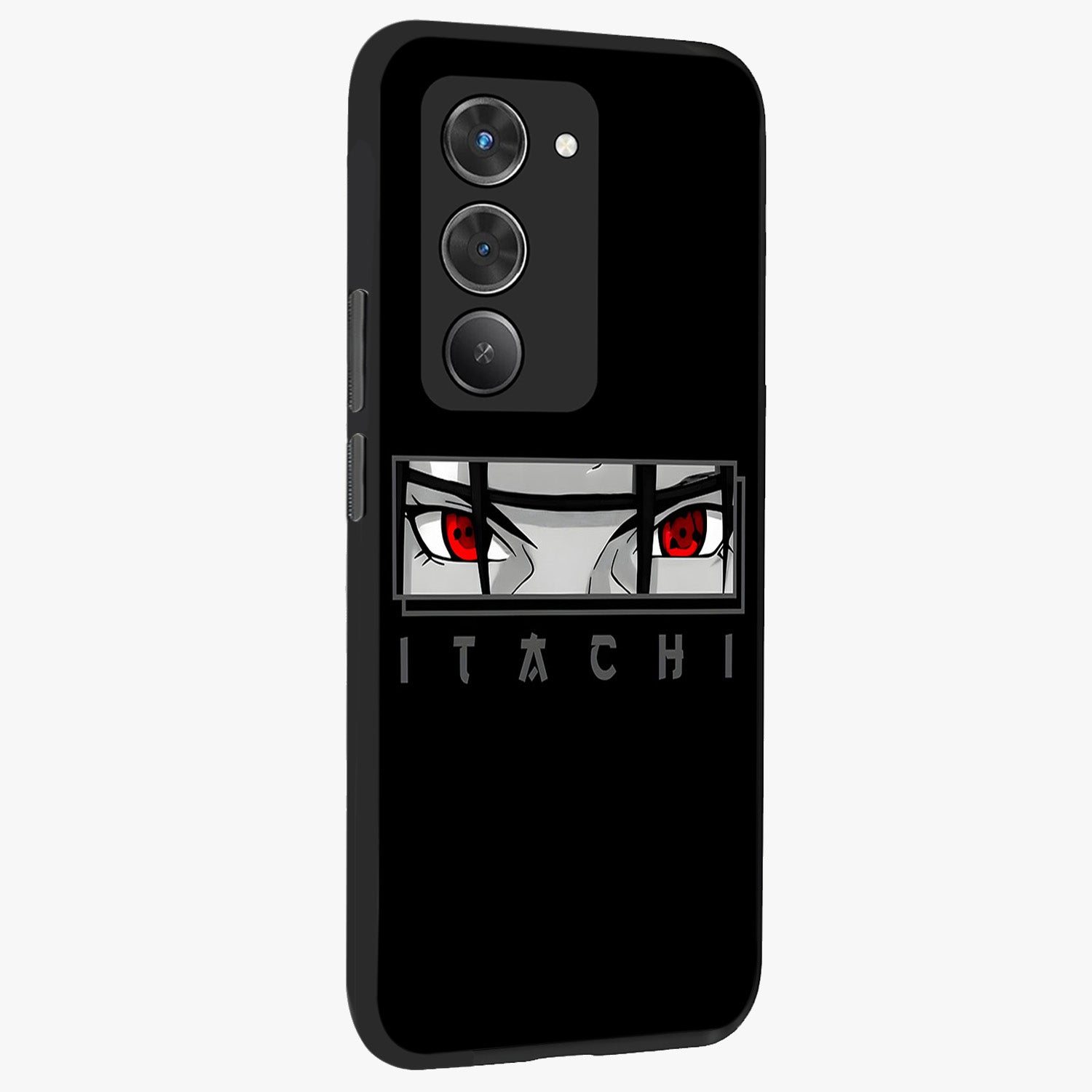 Scarlet Gaze Dominance Glass Case upright view showcasing powerful dramatic artwork with dominant artistic theme.