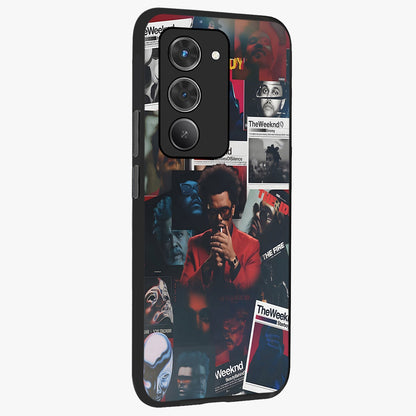 The Weeknd Glass Case upright view showcasing bold music themed artwork with contemporary artistic style.