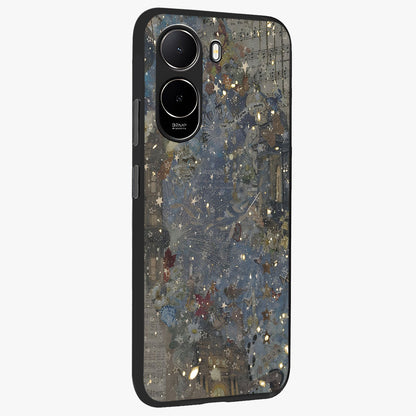 Aesthetic Astrolophia Glass Case upright view showcasing soft aesthetic theme with stylish modern look.