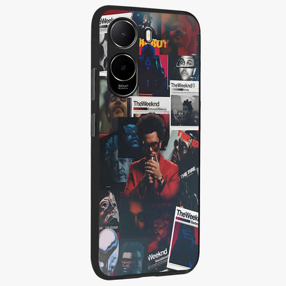 The Weeknd Glass Case upright view showcasing bold music themed artwork with contemporary artistic style.