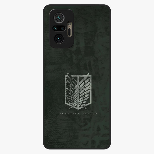 Wings Of Freedom Glass Case showing flat back view with symbolic wings artwork and glossy glass finish.