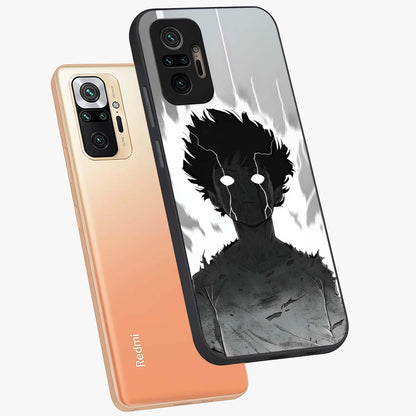 Awakened Inner Rage Glass Case displayed in angled mockup highlighting powerful graphic design and bold artistic theme.