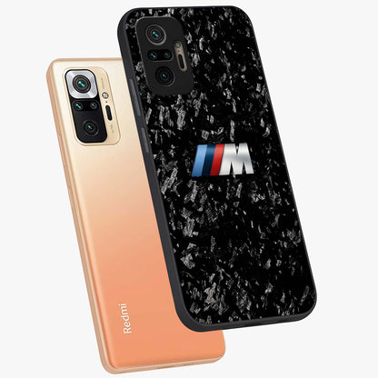 Carbon Speed Mark Glass Case displayed in angled mockup highlighting racing inspired carbon design and sleek aesthetic style.