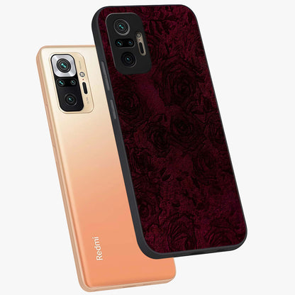 Crimson Fade Flow Glass Case displayed in angled mockup highlighting smooth gradient design with modern aesthetic style.