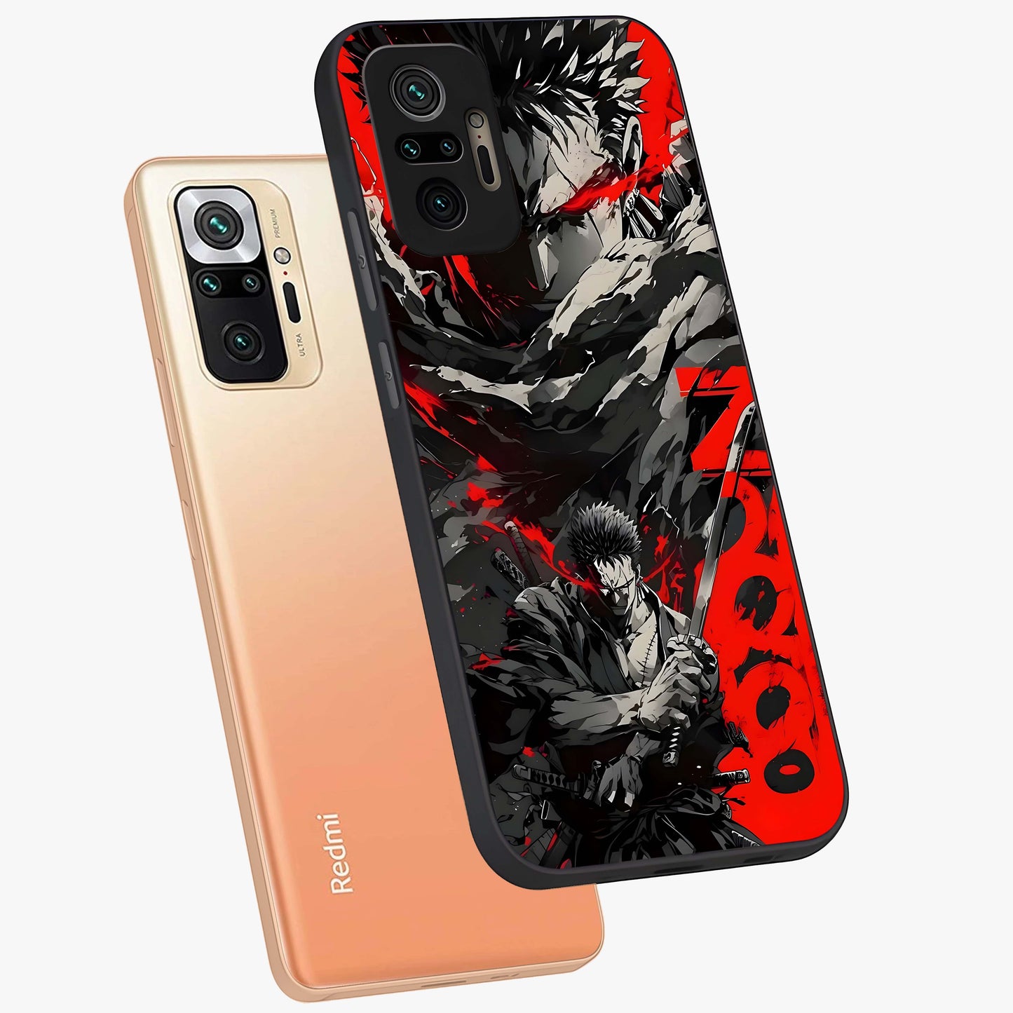 Demon Sword Resolve Glass Case displayed in angled mockup highlighting powerful demon sword illustration with dark fantasy aesthetic.